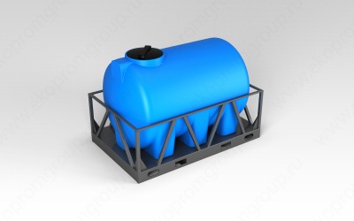 Емкость H 2000л в обрешетке в Томске